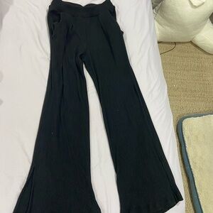 Whimsy + Row Black Wide Leg Pants